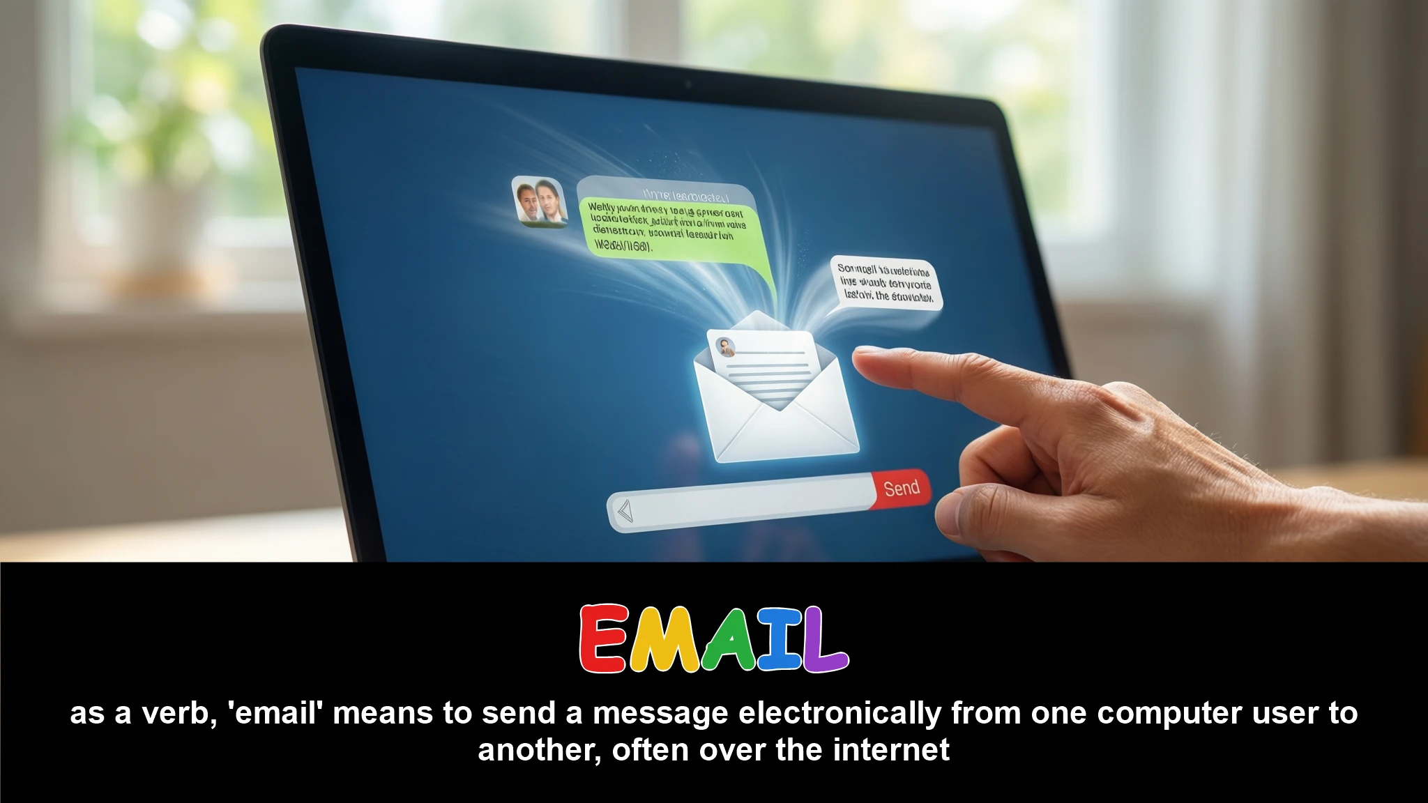 English Illustration for email